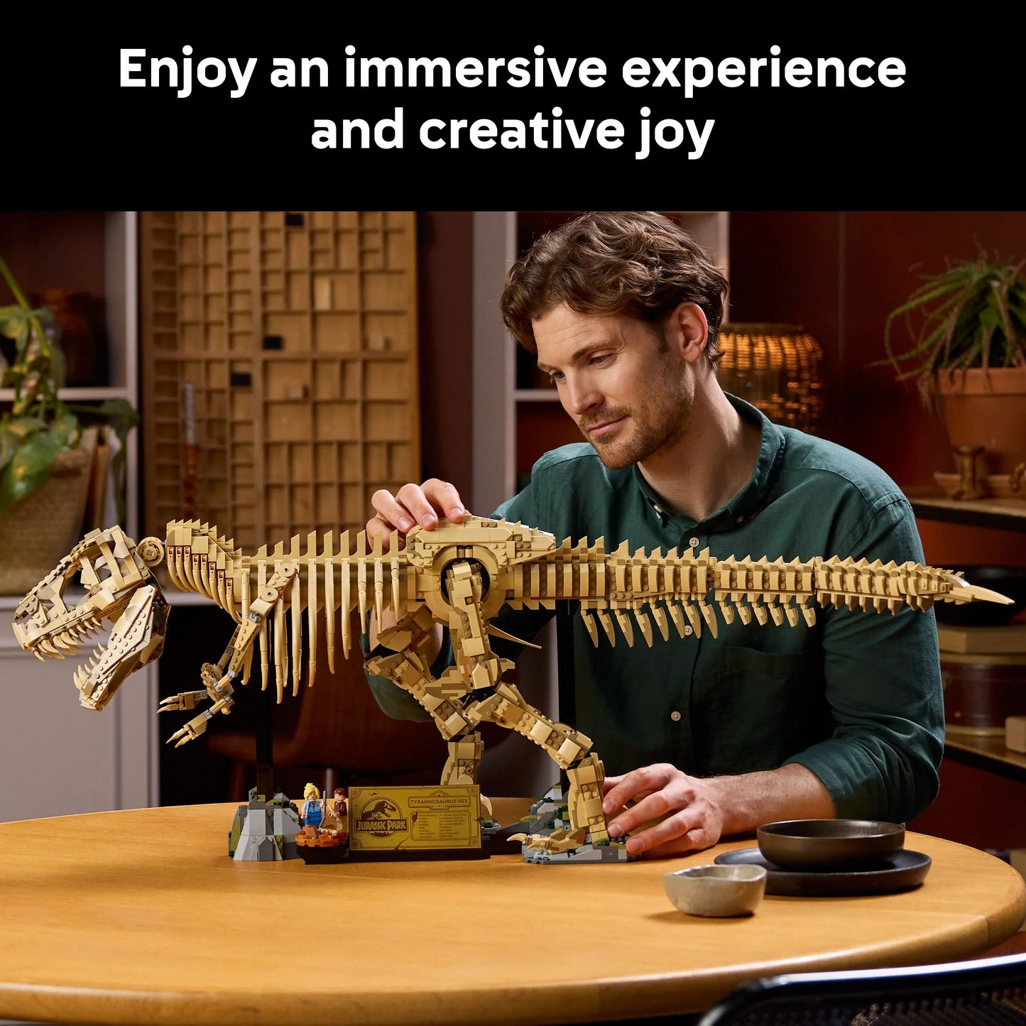 T-Rex Dinosaur Skeleton Fossil - 76968