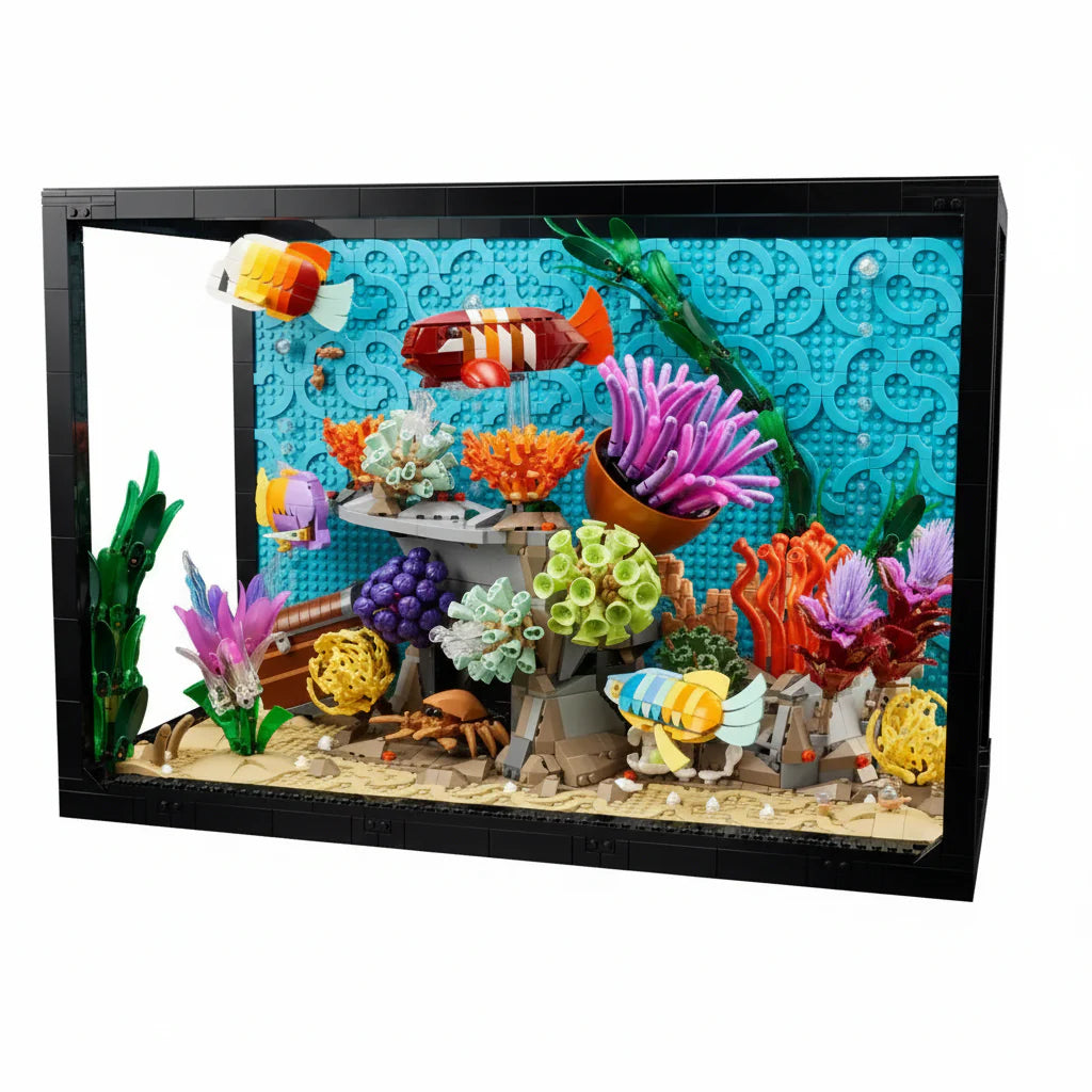 Esposizione Acquario Tropicale - 10366 🔥 Saldi di Liquidazione di 3 Giorni 🇺🇸 Spedisce dal magazzino negli Stati Uniti 📦 Scorte Limitate ⏳ Termina Presto